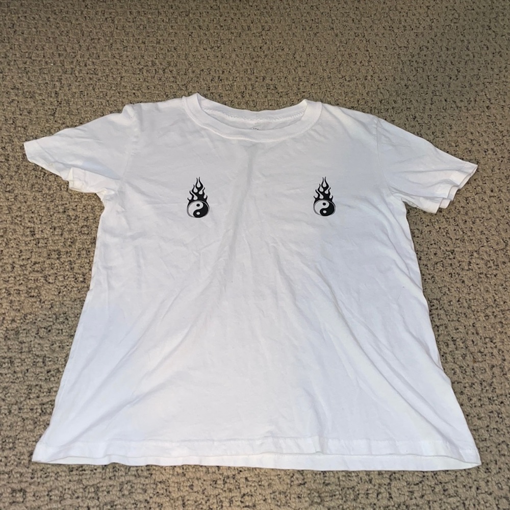 YIN YANG ON FIRE SHIRT